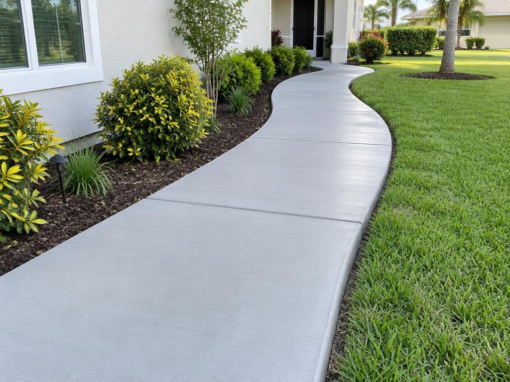 Illustrative service photograph: Concrete walkways